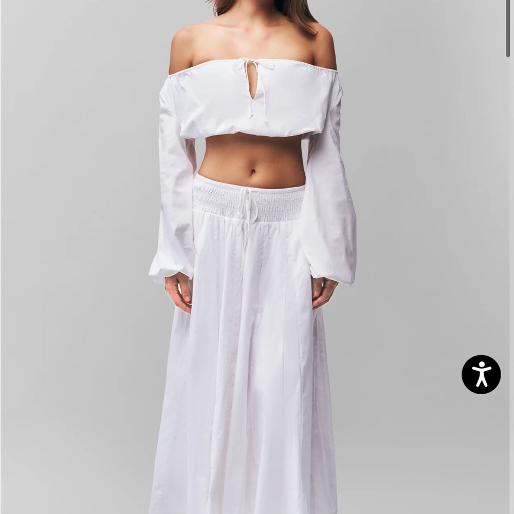 Guizio giulia skirt white
